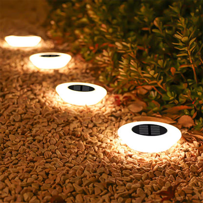 1/4Pack Solar Ground Lights,14Led Waterproof Outdoor Landscape Light, LED Lawn Lamp, for Garden Pathway Yard Deck Camping Decor